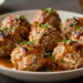 High Protein Lunch Recipe : Baked Chicken Meatballs