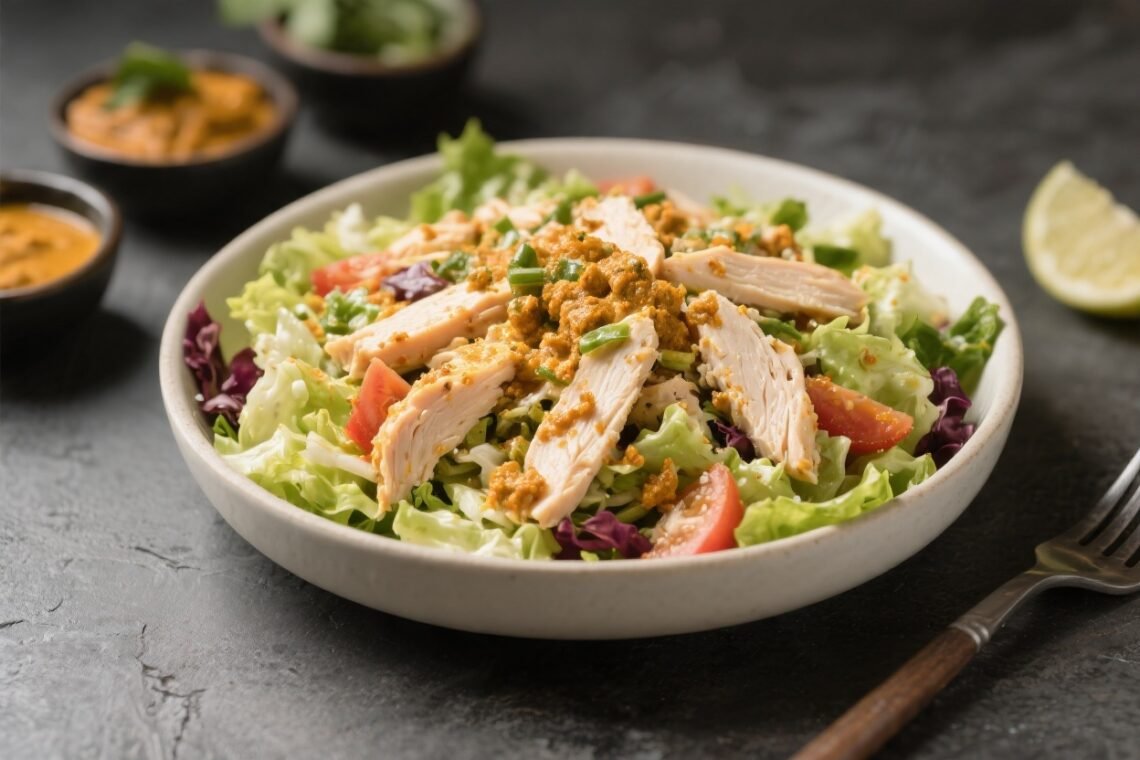 High-Protein Curry Chicken Salad (GLP-1 Friendly) – Quick, Flavorful, and 25g Protein Per Serving