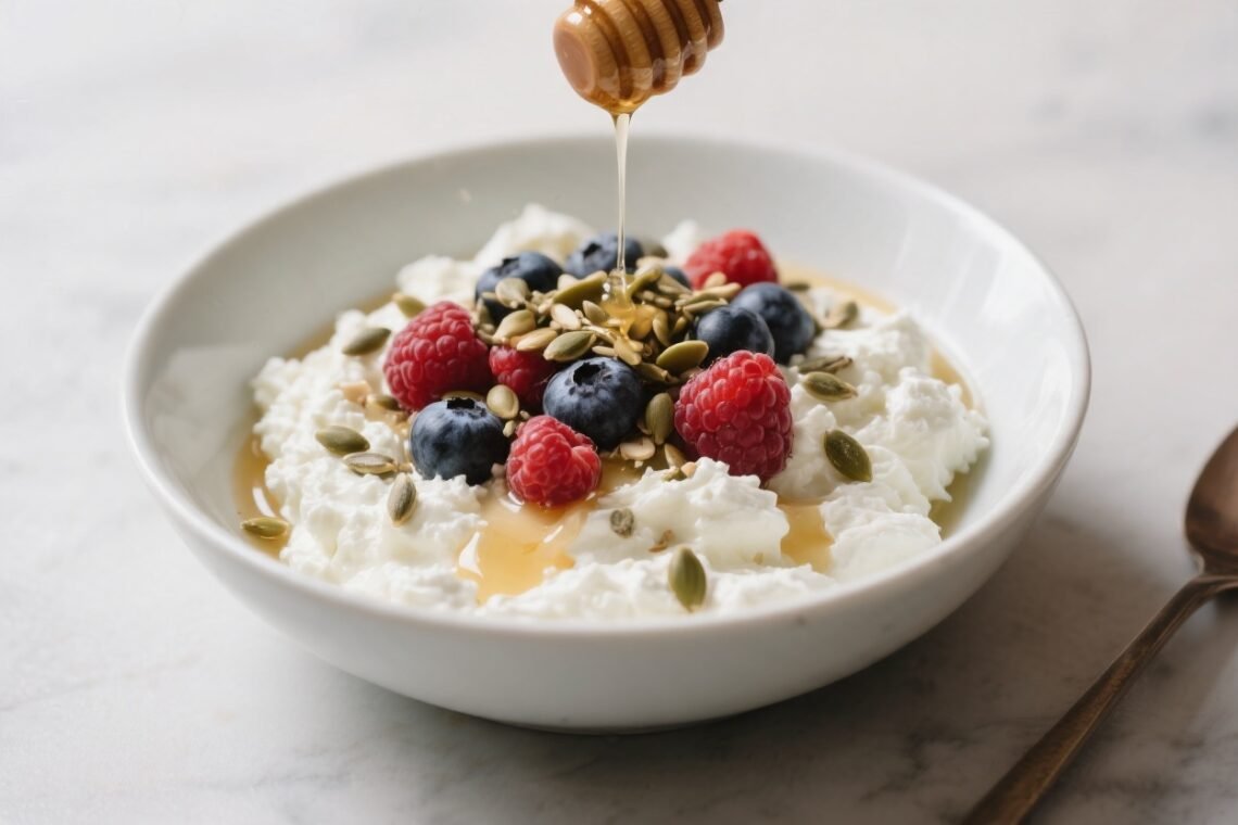 High-Protein Cottage Cheese Breakfast Bowl - GLP-1 Friendly